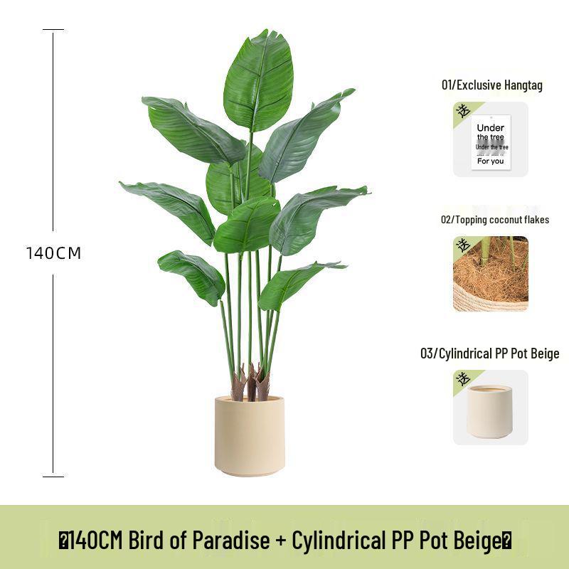 Luxurious Bionic Bird of Paradise: Large Artificial Indoor Floor Plant Decoration