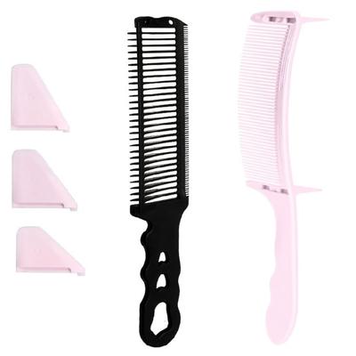 2x Hairdressing Comb S Arc Hair Comb Set Hair Cutting Positioning Comb