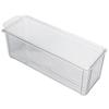 Large Capacity Clear Organizing Bin Plastic With Lid Storage Container Transparent Narrow and High Type Pantry Storage Bin