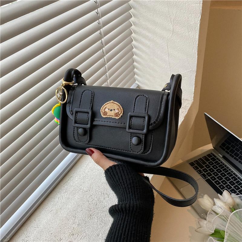 Shoulder small bag 2025 new solid color popular fashion casual simple small square bag