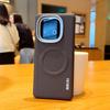 For Vivo iQOO Z10 Turbo Pro Case Magnetic Carbon Fiber Texture PU Leather Skin Protective Back Metal Lens Button Tpu Soft Cover