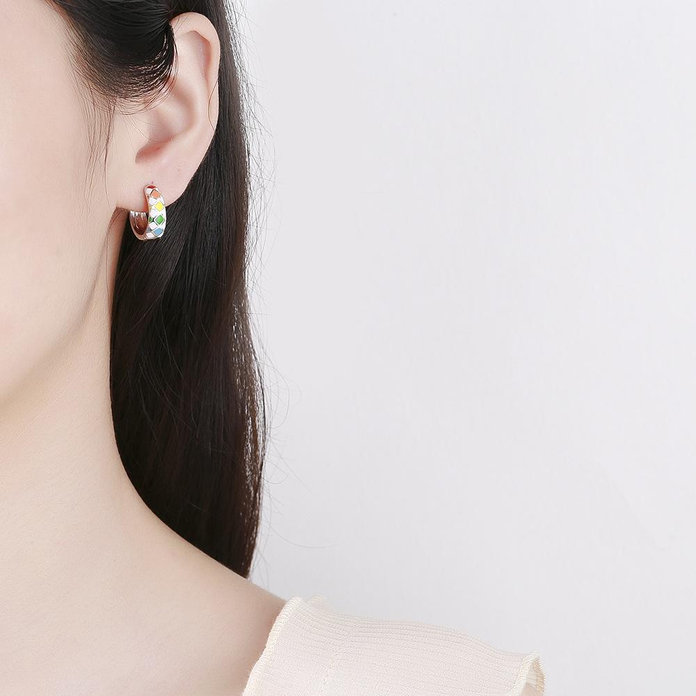 Klasické náušnice Lindon z měděné slitiny Visací náušnice pro ženy jako dárky na svatbu