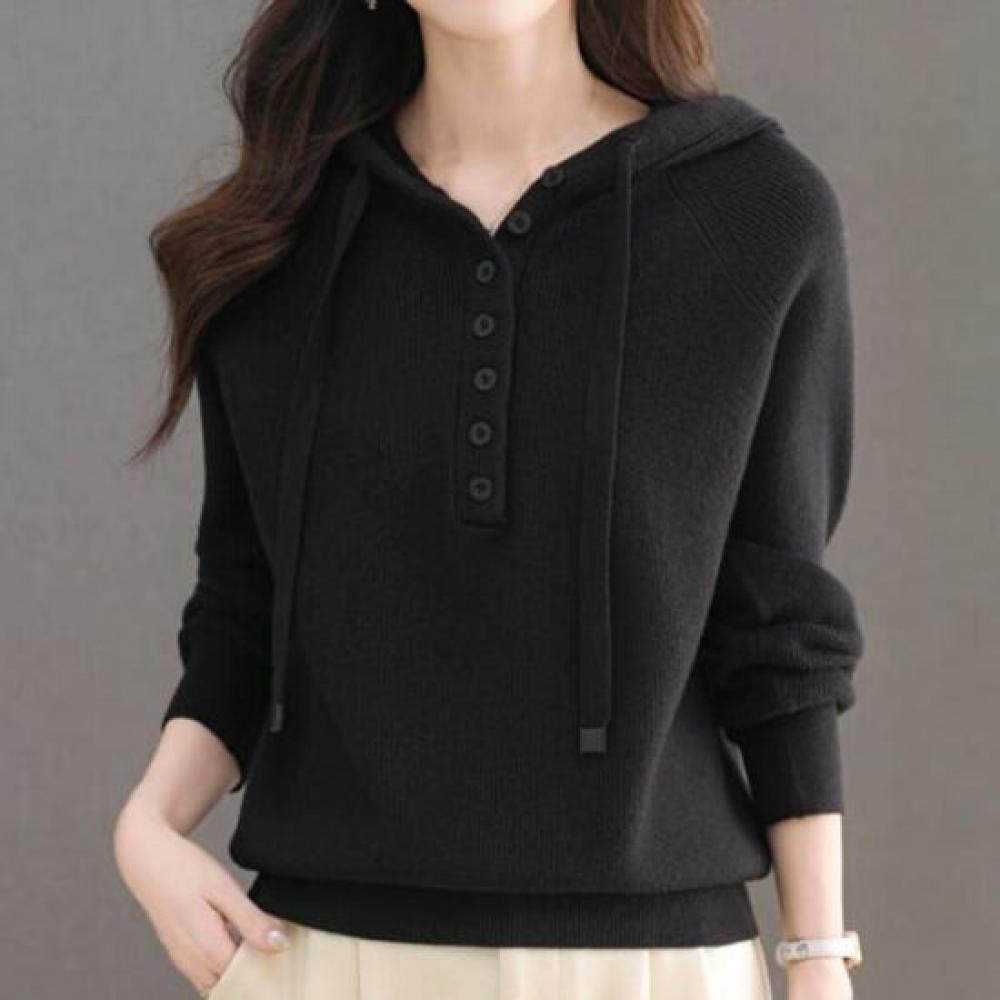 Navava Long Sleeve Hoodie KniT T shirT Nk3210