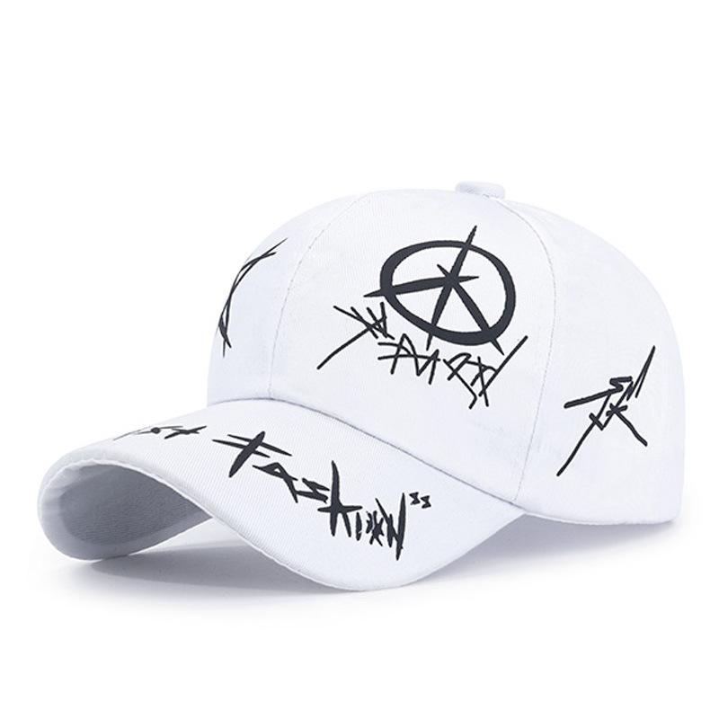 

Fashionable Graffiti Sunshade Baseball Hats for Students Boys and Girls Street Casual Printed Baseball Hats adjustable 55-600cm