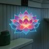 Glow-In-The-Dark Lotus Toilet Sticker Pvc Self-Adhesive Removable Wall Decal Luminous Car, Bedroom, Living Room Sticker