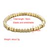 ZAKOL New Trendy Block CCB Beads Bracelet Bangles Punk Hip Hop Fashion Women Men Bracelets Party Accessories