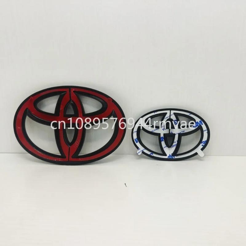 Matně černý ABS PŘEKRYT přední logo auta Pro Toyota Corolla Vios CHR RAV4 HRV Camry Alphard Yaris Reiz Highlander PRIUS LEVIN