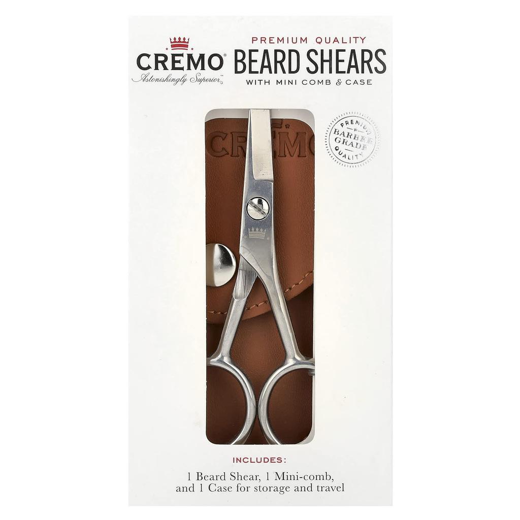 Premium Quality Beard Clippers, Mini Comb and Case Included, 3 Piece Kit