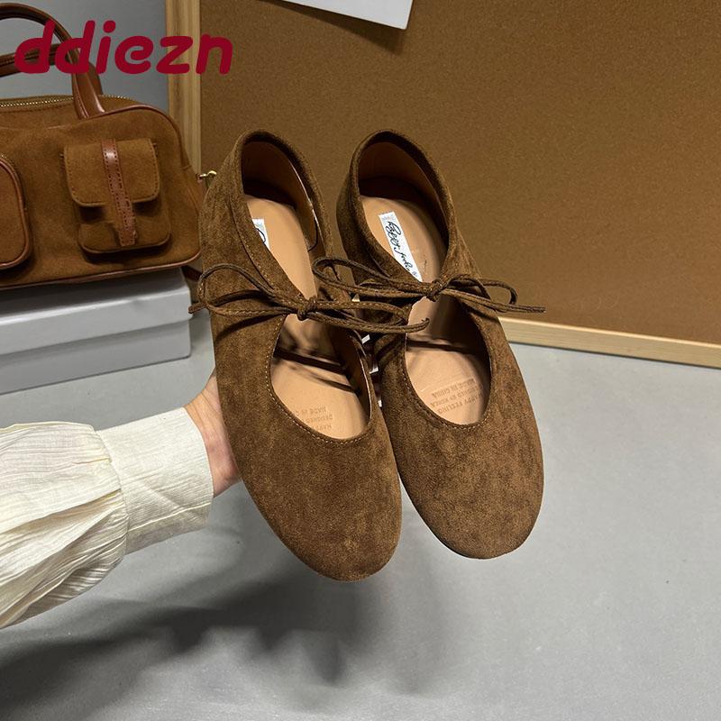 Fashion Fashion Butterfly-Knot Women Flats With Shoes Casual Female Soft Footwear Round Toe Ladies Flats Slip On Shoes
