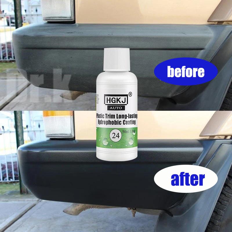 Plastic Restore Revitalizer Plastic Renovator Long Lasting Coating For Car Rubbers Refurbish Clean Gloss Black Shine