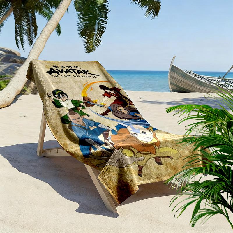 Avatar 2D Flat Print Beach Towel, Large Soft Quick Dry Towel for Beach Camping SwimmingDSTJ0925031