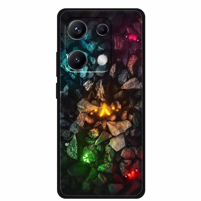 For Xiaomi Redmi Note 14S Case 2025 Soft Black TPU Phone Case Redmi Note 14S Silicone Back Cover For Redmi Note 14S 14 S Fundas