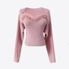Two- Piece Sweaters Women Korean Fashion Long Sleeve Knitted Cardigan Woman + Fluff Camisole Sweet Camisole Female  C-036