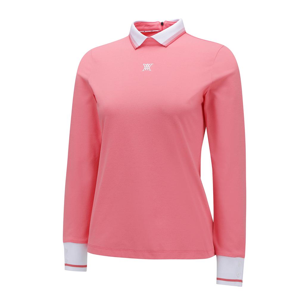 ANEW GOLF Women Cuffs Point Long T-Shirt _Co