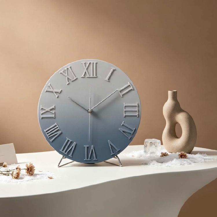 Big Arabic Number Silicone Clock Molds For Handmade Wall/Desk Clock And Gypsum Decoration Epoxy Resin Craft Project