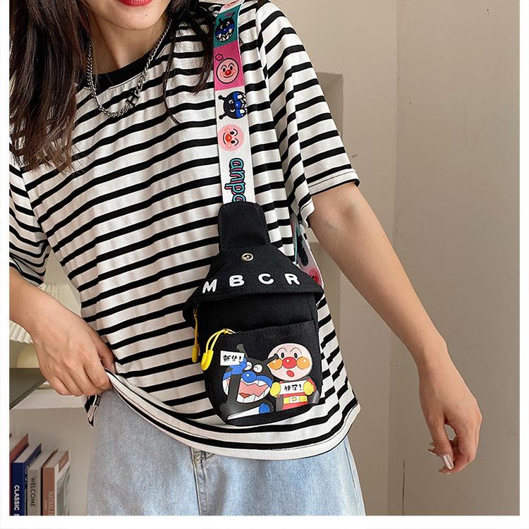 

Новая детская и женская сумка для родителей и детей, модная мультяшная милая мультяшная нагрудная сумка с принтом, дорожная игровая портативная сумка