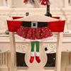 Christmas Chair Cover New Santa Claus Belt Chair Cover Christmas Elf Chair Cover Girl Skirt  Christmas Decoration