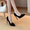 Fashion 2025 New Fashion High Heels  Plus Size Women Shoes  Thin Stiletto Banquet Wedding Shoes Sexy Pointed Toe Ladies Party Shoes