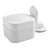 11*8.5*9cm Soap Dispenser 1pc Black/White Press Type
