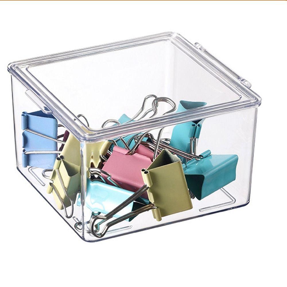 Transparent Tea Bag Storage Box with Lid Acrylic Organizer Multifunctional Tea Bag Box  Coffee