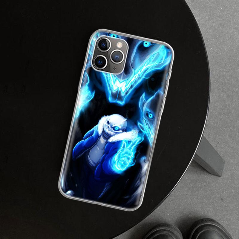 Undertale Sans Doggo Phone Case Cover For iPhone 11 12 13 Mini 14 15 Plus 16 Pro Max 17 Air 7 8 + SE Art Customized Fundas 11 12