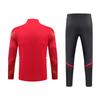 Long-sleeve football jersey sets, men's and women's autumn/winter half-pull sweatshirts, training team uniforms, children's competition uniforms, 