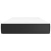 347702 vidaXL Pocket Spring Bed Mattress Black 90x190 Cm Thickness 20 Cm Faux Leather
