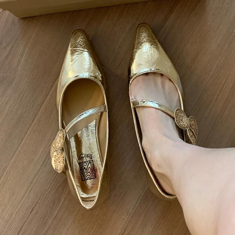 Fashion Luxury Women Heels Shoes Designer Pointed Toe Heeled Sandals Shallow Summer Elegant 2025 Party Shoes Dress New Mujer De Zapatos