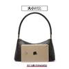 2025 New Trendy Leather Women's Shoulder Armpit Bag High-end Niche Versatile Crocodile Pattern First Layer Cowhide Women's Bag