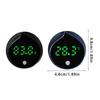 LED Fishtank Thermometers Small Size Temperature Measuring Meter with LED-Screen Stick On for Tanks