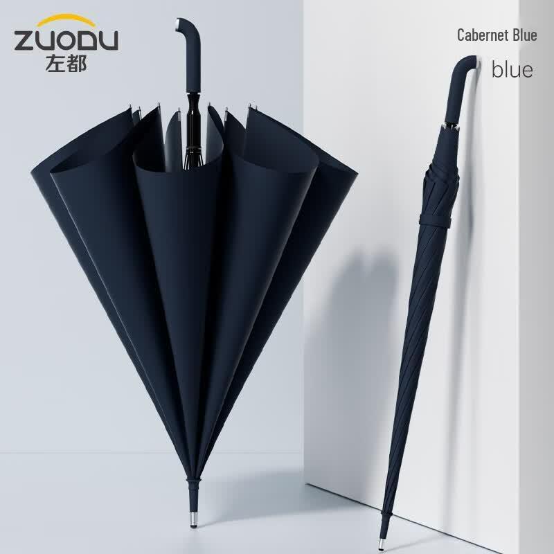 ZUODU Oversized Windproof Straight Umbrella