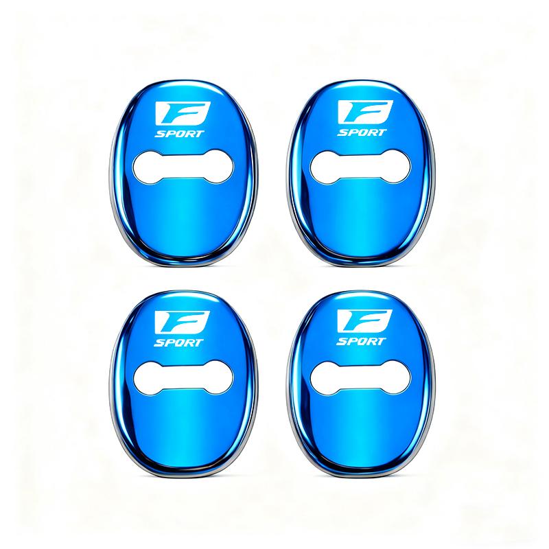 For Lexus F SPORT ES RX NX LS UX IS CT GS RC HS SC TX LBX LM LX 4PCS Car Door Lock Cover Stainless Steel Protection Accessories