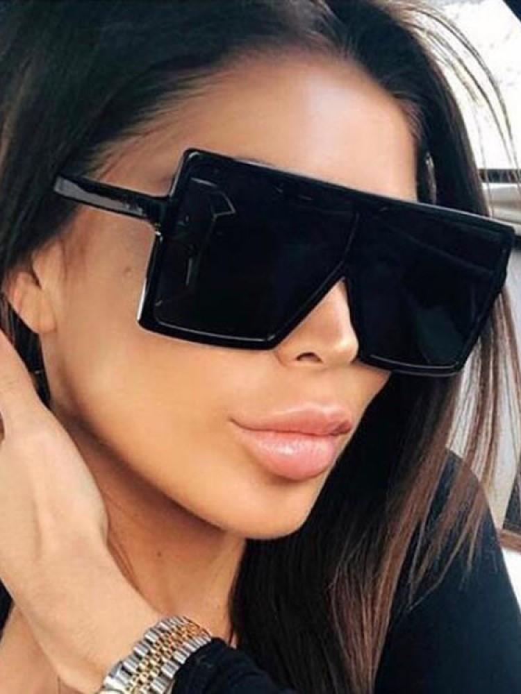 Square Women Sun Glasses Female Eyewear Eyeglasses Plastic Frame Uv400 Shade Fashion Driving New Oversized Sunglasses