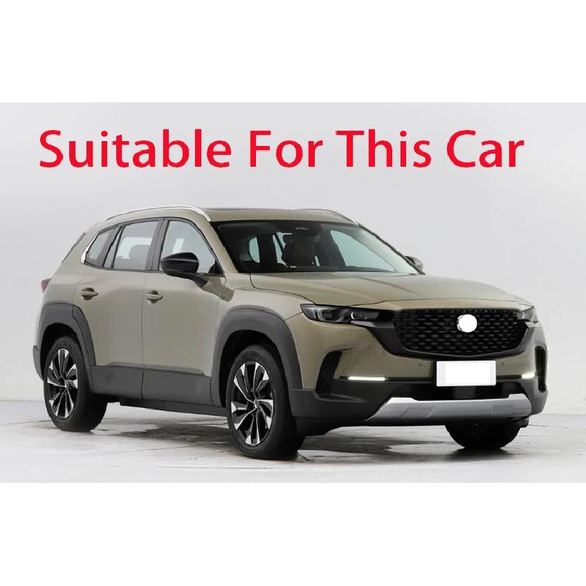 For Mazda CX-50  2024 Car Accessories Stainless Steel Gear Shift Panel Center Console Cover Trim Frame Styling