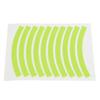 Kids Balance Bicycle Reflective Stickers Bike Wheel Adhesive Decals Tape Safety Strips Balance Bicycle Accessories