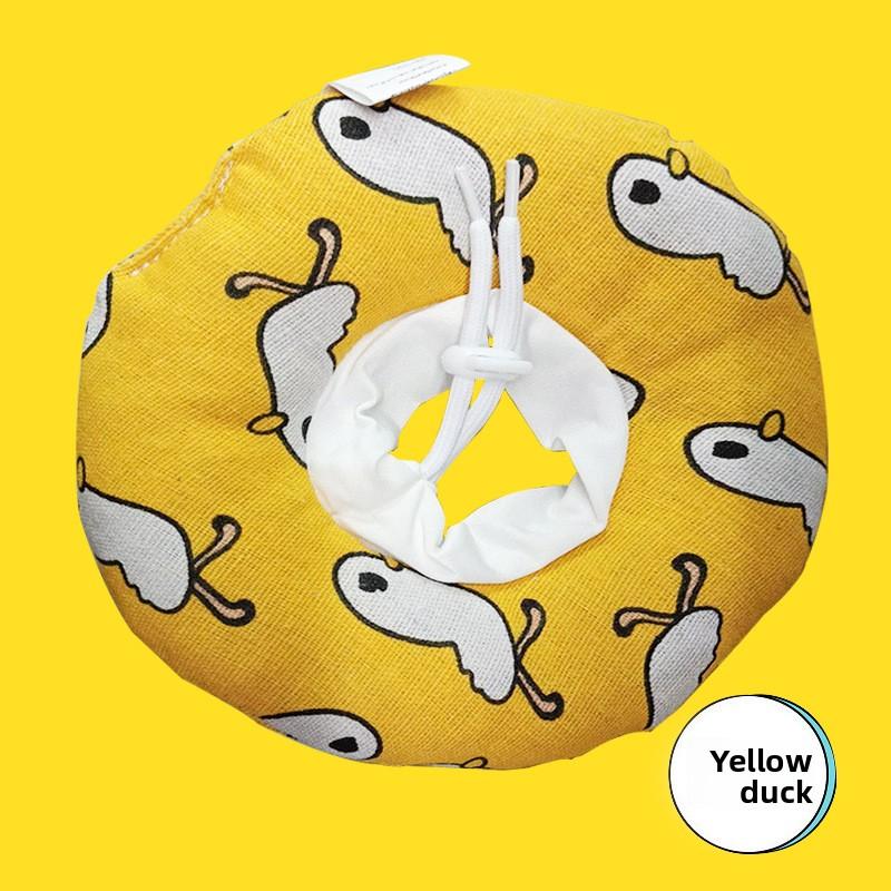 White Circle Cat Cotton Neck CoverUniversal Anti-scratch Cat and Dog Collar Protective Ring Beauty Cover Shame Ring