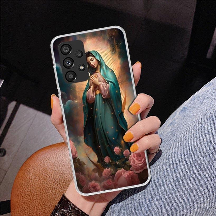 Virgin De Guadalupe Virgen Mary Phone Case For Samsung Galaxy A17 A16 A15 A14 A13 A57 A56 A55 A54 A53 A37 A36 A35 A34 A33 A26 A2