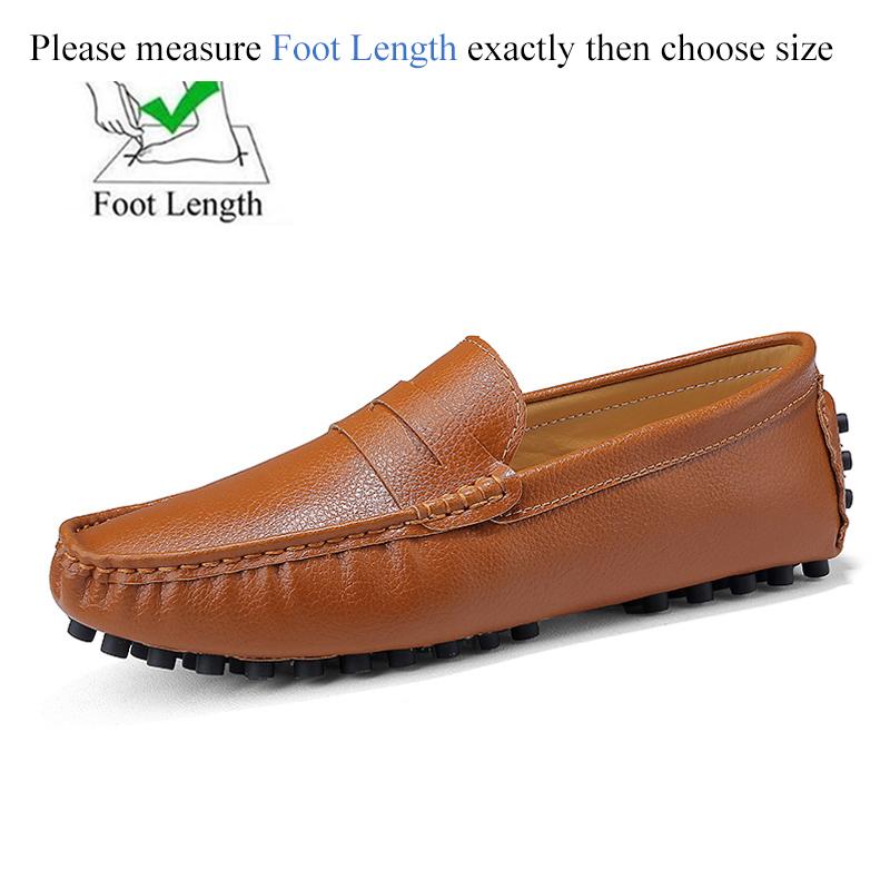 

Лоферы Мужские Мокасины Кожаные Балетки Повседневная Обувь Плюс Большой Размер 48 Белые Слипоны для Вождения Ходьбы Обувь Chaussure Homme Cuir 39 коричневый