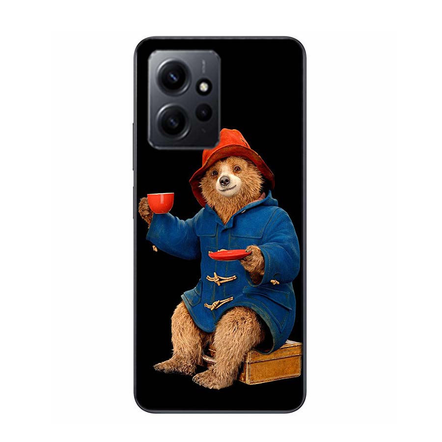 Cute P-Paddington Bear Phone Case For Redmi 12 13C 12C 15C 9 10 10C Note 13 Pro Plus 14 15 Pro 9T 9C 9A TPU Soft Cover Clear Cel