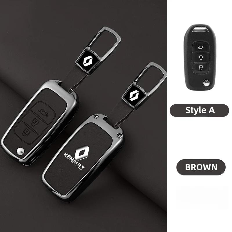 Copricerchi Lega di Zinco Custodia Cover Guscio Portachiavi per Auto per Renault Koleos Captur Kadjar Megane Clio 5 Talisman Arkana Zoe Scenic