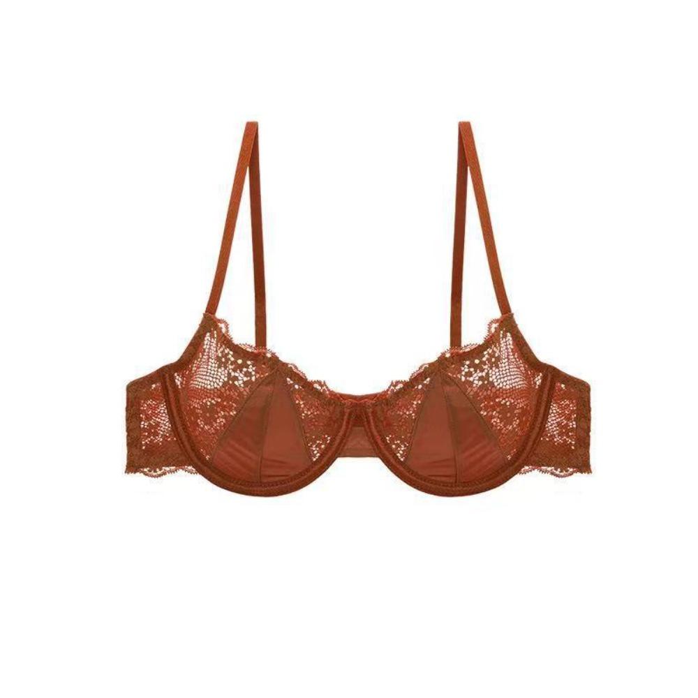 

Атласный шелковый кружевной бюстгальтер с цветочным узором, ударопрочное нижнее белье для женщин, интимные товары, бюстгальтер пуш-ап, лето L