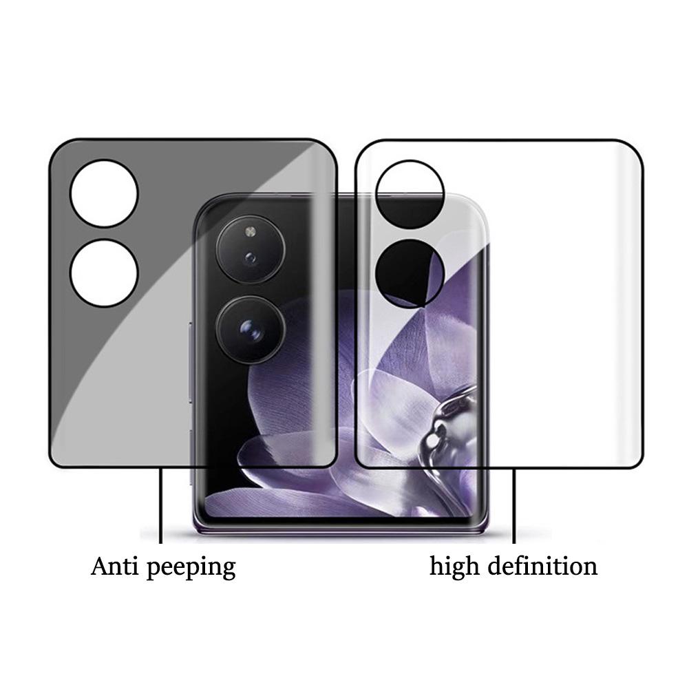 Suitable For Xiaomi MIX FLIP 3D Curved Tempered Film Screen Anti-peep Phone Mobile Protective F N0U4