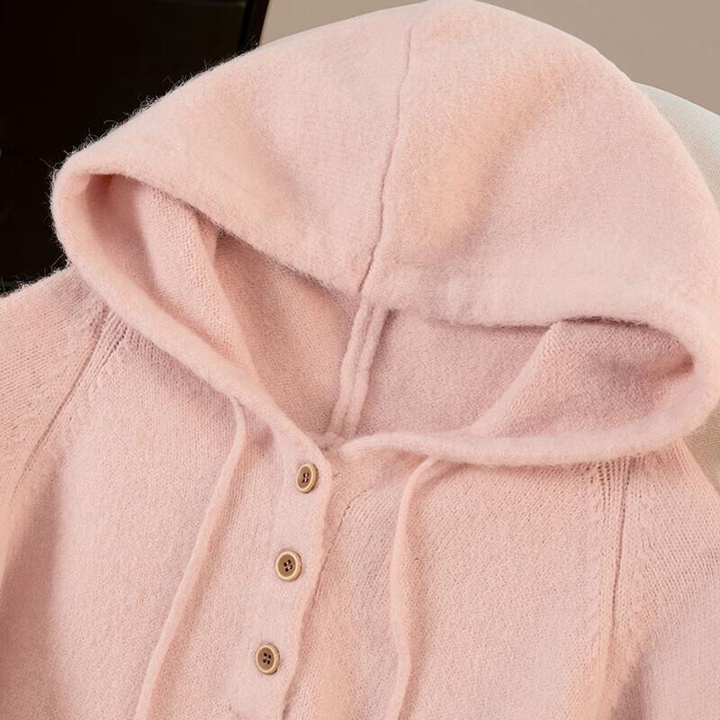 Women's Sweet Style Hooded Knit Sweater