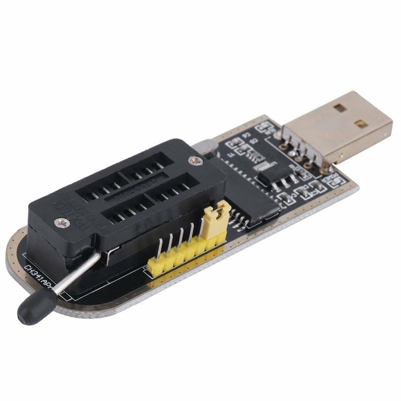 CH341A Series 24 EEPROM BIOS Writer 25 SPI Routing LCD Flash USB Programmer New