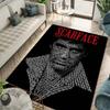Tappeto Tappeto Movie 3D Printing Scarface Tony per Camera da Letto Soggiorno Casa Decorazione Divano, Tappetino Gioco Bambini Grande Decorazione Pavimento Regalo