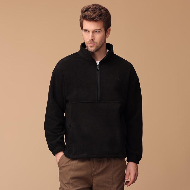 JEEP Men's Half-Zip Fleece Sweatshirt
