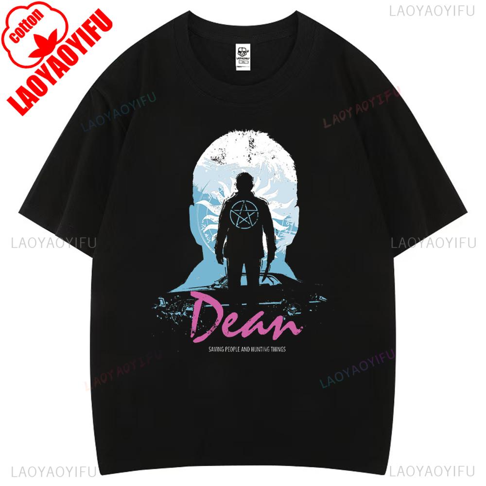 Klasické Vintage Filmové Nadpřirozené Tričko Ženy Muži Komiks Vysoce Kvalitní Bavlna Ležérní Top Dámské Harajuku Streetwear Oblečení