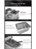 Dual Tank Stainless Steel Electric Deep Fryer - Constant Temp Fryer for Skewers, French Fries, Street Food.