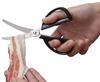 Seki Magoroku Compact Curved Kitchen Scissors with Cap DH3347