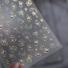 French Jelly Nail Stickers Star Moon Butterfly Pattern Self Adhesive Non Toxic for Girls Nail Art Gifts